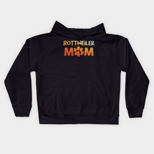 Rottweiler Mom Kids Hoodie